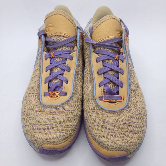 Nike Lebron 20 \'Summer Vibes\' Tan Sneakers Size 6.5Y / 8W DQ8651-200 main image 8